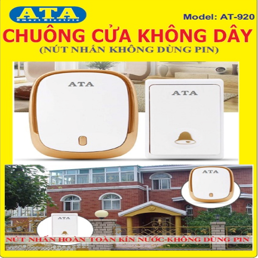 Chuông cửa không dây báo khách - AT-920